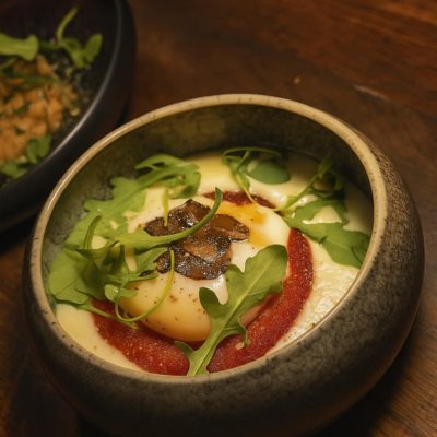 OEUF PARFAIT A LA TRUFFE